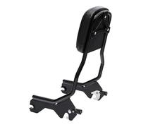 NLELQVZVRM Dossier Vertical avec Coussin pour Moto Sissy Bar, Compatible avec Les Modèles pour Low Rider Sport Glide FXLR FXLRS FLSB 2018-2025 (2021, 2022, 2023, 2024)