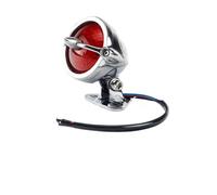 NLEZIZ Feu arrière moto Feu arrière LED rouge Vintage pour motos frein arrière pour Ha&rley pour Su&zuki pour Ya&maha pour Chopper pour Bobber