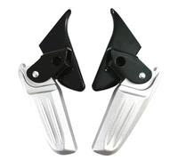 NLEZIZ Repose-pieds de moto - Pédales pliantes pour moto - Pédales modifiées pour Pi&aggio pour Ve&SPA - Ressort pour LX pour LXV 150 125 - Repose-pieds avant