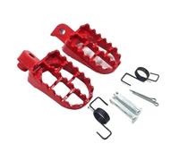 NLEZIZ Repose Pieds Larges Repose-Pieds Rouges Repose-Pieds pour Ya&maha TW200 PW50 PW80 adaptés pour CRF50 CRF70 KX65 KLX110 Pitbike Dirt Bike Motocross Repose-Pieds Arrière