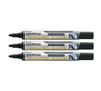 Pentel 347437 MaxiFlo Marqueur permanent Pointe Conique Noir