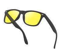 Nlieanuc Lunettes Conduite de Nuit pour Homme Femme Lunettes Jaunes Polarisés Lunette Vision Nocturne Anti-éblouissement