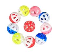 Nlinlin Lot de 10 balles creuses à bille roulante pour oiseaux pour perruches, calopsittes et perroquets