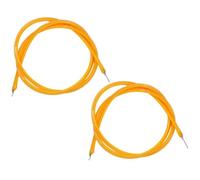 Nlinlin Lot de 2 ampoules Edison rouges 130 mm 3 V COB LED à filament flexible, accessoires pour ampoule Edison à lumière chaude, filament flexible, accessoires d'ampoules LED