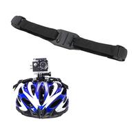 nllkii Bandeau de Fixation Réglable pour Caméra, Sangles en Polyester avec Inserts Antidérapants, Taille Extensible Idéal pour Filmer en avec Toutes les Caméras, Noir