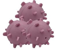 Nlmskzzy Lot de 3 balles couineurs pour chiens de petite, moyenne et grande taille - 5,8 cm - Rouge