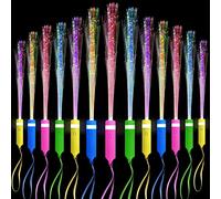 NLNEY Lot de 15 bâtons lumineux pour enfants avec lumière LED colorée avec 3 modes d'éclairage, convient pour fête, concert, événement, anniversaire, mariage