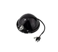 NLNGNZBZTP Grille de protection pour phare Boîtier de phare de moto, support de seau, pour Softail, pour Sportster XL 1200, XL883, pour Dyna, pour douane 5, 3/4, 5.75 pouces(Black)