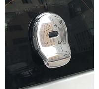 NLNGNZBZTP Poignée extérieure Autocollant Pour Poignée De Coffre Et Pare-brise Arrière Voiture, Pour Smart 453 Pour Fortwo, Bleu Saphir, Accessoires Décoration Extérieure( F Silver)