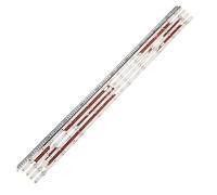 NLNGZKZFNF Bande LED pour Hisense 55A6EG 55R7G5 55A6GTUK 55E7HQ 55A6H 55A6GV 55R6G 55A6G 55R6095G5 55R6070G (kit de 4 pièces pour 1 téléviseur)