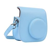 NLNGZKZFNF Classique rétro Puce Caméra en cuir Sac for bandoulière Sac for bandoulière de protection Caméra Caméra Cache de protection Ajustement for Polaroid Fit for Fujifilm Mini 8 8+ 9 Protection d