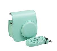 NLNGZKZFNF Classique rétro Puce Caméra en cuir Sac for bandoulière Sac for bandoulière de protection Caméra Caméra Cache de protection Ajustement for Polaroid Fit for Fujifilm Mini 8 8+ 9 Protection d