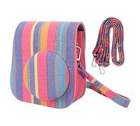 NLNGZKZFNF Foto Studio PVC Sac for caméra Boîtier de Protection Caméra instantanée Sac de Protection for bandoulière Fit for Fujifilm Instax Mini 11/9/8 Protection de la caméra(Rainbow)