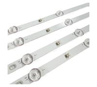 NLNGZKZFNF Kit de bande de rétroéclairage LED adaptée pour KS500SM4K RLDED5098 B UHD PLED5042 B UHD HRS_SQY50A114_4X9 NVR-8060-504K2S-SMA-N AE0110540 Bandes lumineuses(10 Set For 10 TV)