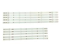 NLNGZKZFNF Lot de 10 bandes LED pour 50PUS6272 50PFK6550/12 50PUS6503 50PUS6753 50PUS6201/12 50PUS6262 50PUS6162/05 LB50082 LB50086 LB50086 0089 Bandes lumineuses V0 V1 (kit de 10 pièces pour 1