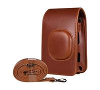 NLNGZKZFNF Mini caméra Doux rétro Puce Coque en Cuir for bandoulière Sac for caméra instantanée Fit for Fujifilm Instax Mini Liplay Protection de la caméra(Marrone)
