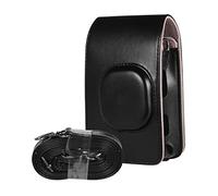 NLNGZKZFNF Mini caméra Doux rétro Puce Coque en Cuir for bandoulière Sac for caméra instantanée Fit for Fujifilm Instax Mini Liplay Protection de la caméra(Noir)
