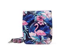 NLNGZKZFNF Sac de caméra Puce Sac for bandoulière en Cuir PVC Étui de Protection adapté for Fujifilm Fit for Instax Mini 90 Neo Classic Protection de la caméra(Mini90 flamingoblack)