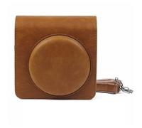 NLNGZKZFNF Sac for caméra 4 Couleurs rétro Puce Coque en Cuir Bandoulière Sac for bandoulière Couvercle de Protection Portable Ajustez for Fujifilm Carré sq6 Protection de la caméra(Marrone)