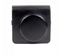 NLNGZKZFNF Sac for caméra 4 Couleurs rétro Puce Coque en Cuir Bandoulière Sac for bandoulière Couvercle de Protection Portable Ajustez for Fujifilm Carré sq6 Protection de la caméra(Noir)