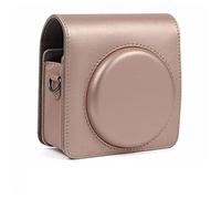 NLNGZKZFNF Sac for caméra 4 Couleurs rétro Puce Coque en Cuir Bandoulière Sac for bandoulière Couvercle de Protection Portable Ajustez for Fujifilm Carré sq6 Protection de la caméra(Rose Gold)