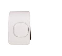 NLNGZKZFNF Saclage De Caméra Photo Instantanée Compact Puan Solde À Bracelets en Cuir Ajusté for Fujifilm Fit for Fuji Fit for Instax Mini LiPlay Protection de la caméra(Smokey White)