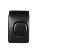 NLNGZKZFNF Saclage De Caméra Photo Instantanée Compact Puan Solde À Bracelets en Cuir Ajusté for Fujifilm Fit for Fuji Fit for Instax Mini LiPlay Protection de la caméra(Noir)