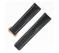NLNKDTDPAK 2 2mm Sport en fibre de carbone en cuir frontière classique de montre étanche for l'eau bracelet bandeau bracelet homme convient for Omega Fit for Samsung Gear S2 S3 S3(Black white rosegold
