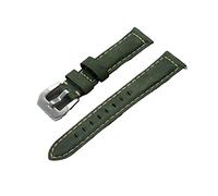 NLNKDTDPAK 20mm 22mm 24mm Vintage Watch Watch Bande Ceinture Femmes Hommes Regardez la bande Crazy Strap Fit for Huawei/Fit for Seiko/Fit for Omega(Grn,24mm)