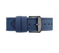 NLNKDTDPAK 22mm24 ajustement for bracelet de montre en Nylon Breitling série Super Ocean bracelet en Nylon tous les(Blue bk,22mm)