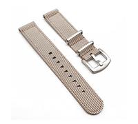 NLNKDTDPAK 5 couloir Nylon bande de montre for rayures NATAN Strap 20mm 22mm Universal for la bande de montre de sport de l'armée convient for James Bond 007 Strap de montre Remplacer(Khaki,22mm)