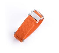 NLNKDTDPAK 60S Armée française NATO Parachute Elastic Nylon Watchband Fit for Seiko Water Fit for Ghost Fit for Tudor Rolex Watch Strap 20mm 22mm Accessoires de montre(ORANGE)