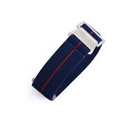NLNKDTDPAK 60S Armée française NATO Parachute Elastic Nylon Watchband Fit for Seiko Water Fit for Ghost Fit for Tudor Rolex Watch Strap 20mm 22mm Accessoires de montre(BLACK ORANGE LINE)