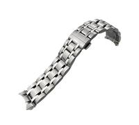 NLNKDTDPAK Accessoires de montre 22mm 23mm 24mm adaptés for Tissot 1853 Couturier T035 bracelet en acier inoxydable T035407A T035627A bracelet de montre d'affaires for hommes(Silver,24mm)