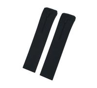 NLNKDTDPAK Ajustement for Tissot ajustement for T-TOUCH T013 T048 T047 T033T04 21mm bracelet de montre en caoutchouc de Silicone souple bracelet de montre de Sport T091 T013420A(Schwarz)