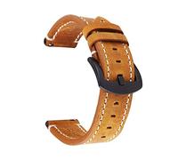 NLNKDTDPAK Band de sangle montre en cuir 20 mm 22 ajusté for l'équipement Samsung S3 S2 Ajustement for Galaxy 42 / 46mm actif for le bracelet Huawei 18(Lightbrown,20mm)