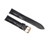 NLNKDTDPAK Bandoues de montre en cuir 20 mm Straputterfly Boucle boucle Bangle acier Ajustement for Samsung Fit for Galaxy Watch Gear S3 for Frontier(Black rosegold,20mm)