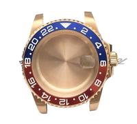 NLNKDTDPAK Boîtier de montre for homme en or rose acier inoxydable 40 mm adapté for ETA2836 NH35 NH36 Convient for MINGZHU DG2813 3804 for Miyota 8205 8215 821A(S6,8215 Watch case)