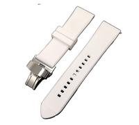 NLNKDTDPAK Bracelet de bracelet boucle en silicone(White,20mm)