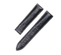 NLNKDTDPAK Bracelet de montre 20mm 21mm adapté for Oris Artix hommes boucle pliante couche supérieure en cuir ceinture de montre accessoires en cuir(Schwarz,21mm)