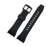 NLNKDTDPAK Bracelet de montre en caoutchouc de silicone 26MM interface d'arc uni de haute qualité bracelet de montre noir for hommes remplacement adapté for SEIKO adapté for VELATURA SRH SPC007(B Blac