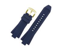 NLNKDTDPAK Bracelet de montre en caoutchouc de Silicone 29*13mm Joint convexe noir Orange bleu hommes bracelet de montre adapté for MICHAEL adapté for KORS MK8184 8729 9020 8730 8761 8152(Blue-G pin)