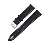 NLNKDTDPAK Bracelet de montre en toile cuir nylon 19 mm 21 20 22 Ajustement for Omega for Seamaster 300 At150 for Planet for Ocean for Tissot for CASIO for IWC for bracelet Longines(Orange Line,20mm)