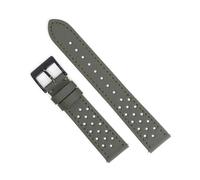 NLNKDTDPAK Bracelet de montre en toile de voile de qualité supérieure, 18mm, 19mm, 20mm, 22mm, bracelet de montre de course de rallye, bracelet de montre perforé et respirant for dégagement rapide for