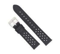 NLNKDTDPAK Bracelet de montre en toile de voile de qualité supérieure, 18mm, 19mm, 20mm, 22mm, bracelet de montre de course de rallye, bracelet de montre perforé et respirant for dégagement rapide for