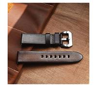NLNKDTDPAK Bracelet de rechange en cuir de montre en cuir for la main 20mm / 22mm / 24mm cinq couleurs en option(4,24mm)