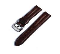 NLNKDTDPAK Bracelet en cuir Bracelet Homme Montre Bracelet 20 / 22mm Vintage Texture Boucle d'aiguille(Burgundy,22mm)