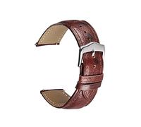 NLNKDTDPAK Bracelet en cuir rétro 18mm 20mm 22mm Fit for Huawei for Samsung Regarder les accessoires de remplacement(5,22mm)