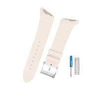 NLNKDTDPAK Bracelets de montre en caoutchouc for Interface Oblique, 25mm, adaptés for Hamilton Adventure Elvis Presley Black Man H24655331 H24615331(White-steel)