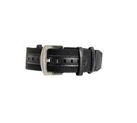 NLNKDTDPAK Bracelets de montre en Nylon adaptés for Rolex, adaptés for Seiko, adaptés for Hamilton, adaptés for Omega Khaki Field, bracelet rétro 20 22mm(Black-Steel,20mm)